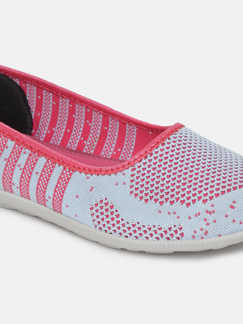 Ballet Flats Woven Design