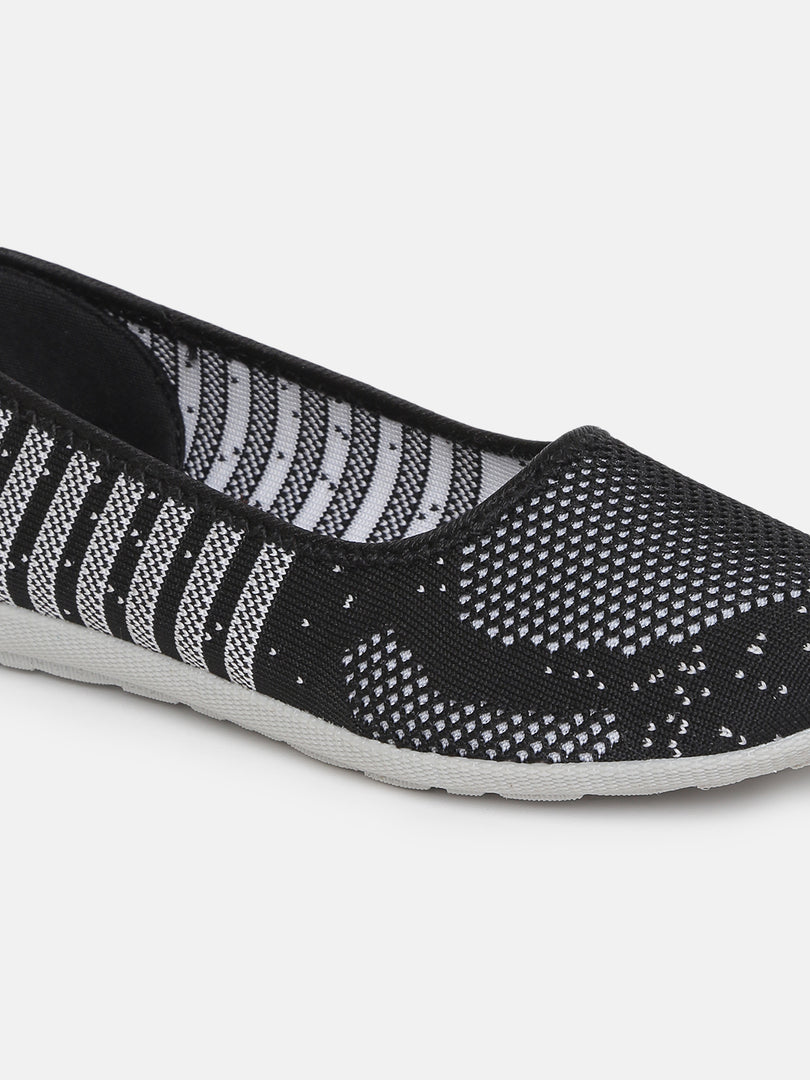 Ballet Flats Woven Design