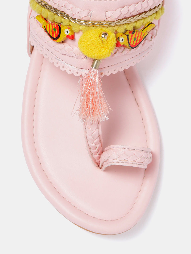 Embroidered Kohlapuri Flats