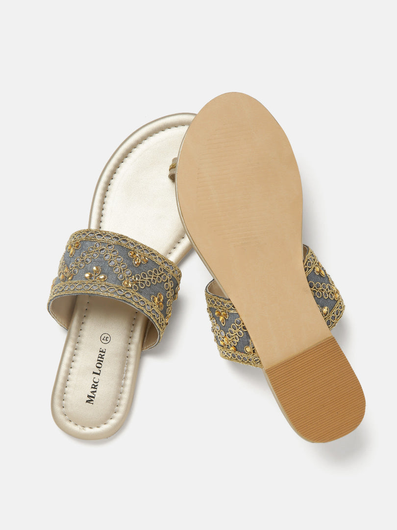 Ethnic Embellished Flats