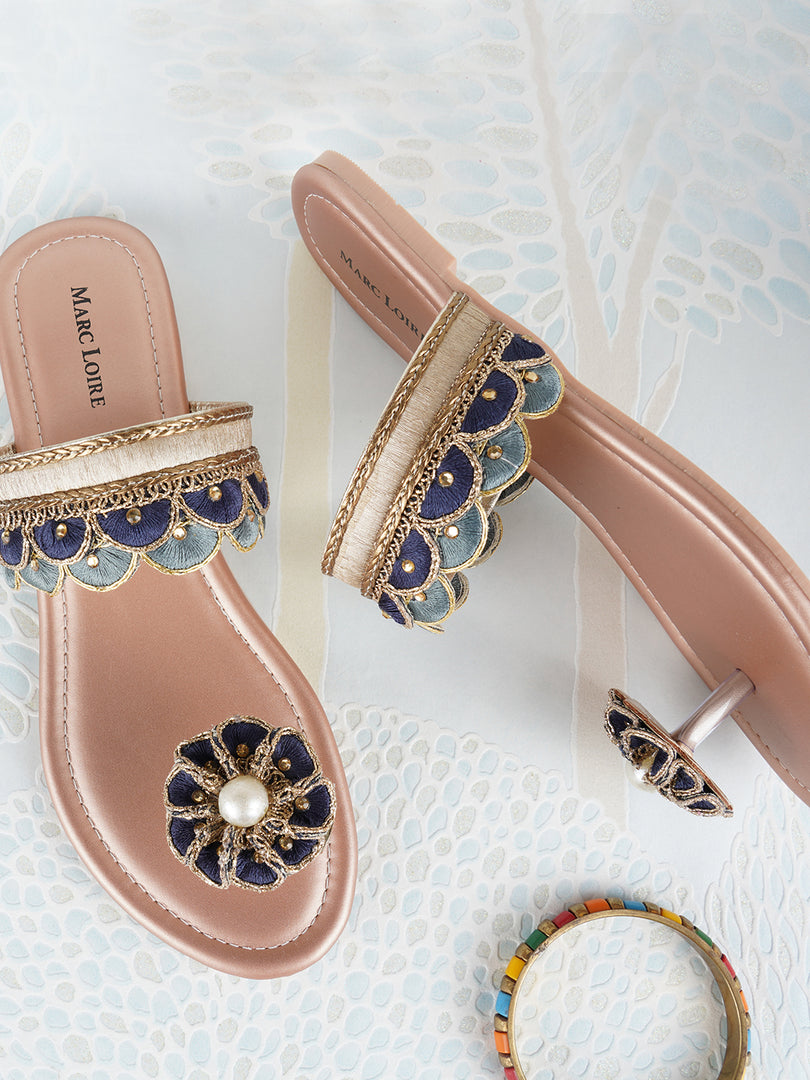 Embroidered Flats Ethnic