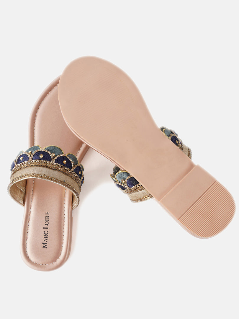 Embroidered Flats Ethnic