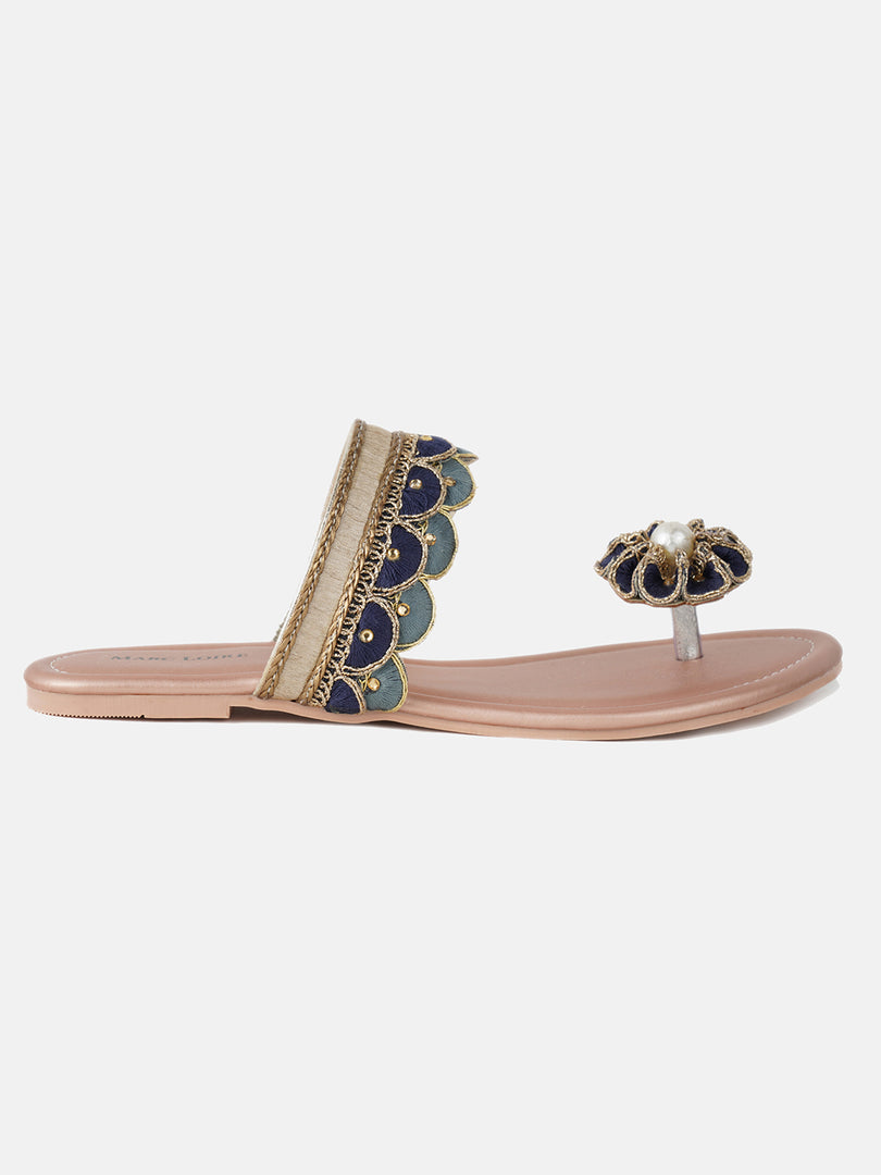 Embroidered Flats Ethnic