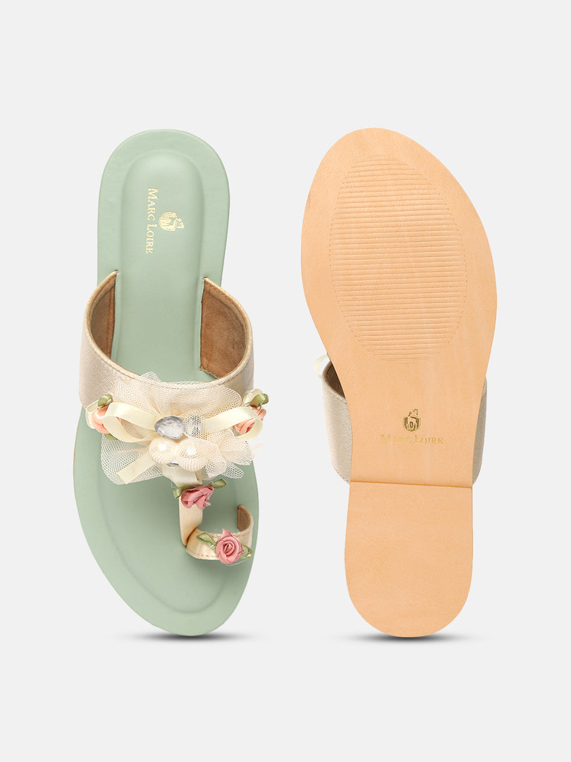 Embellished Flats Western