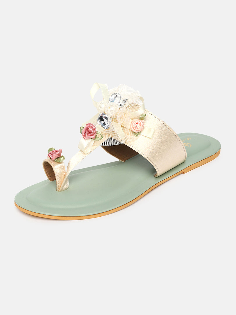 Embellished Flats Western