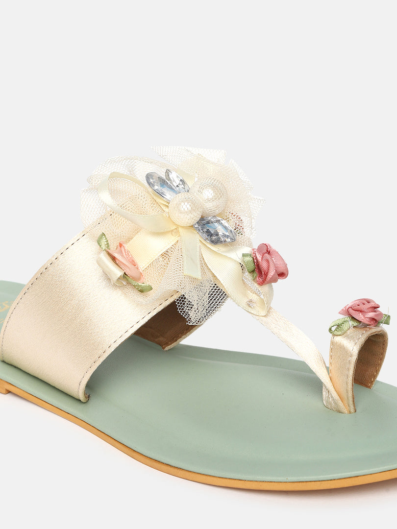 Embellished Flats Western