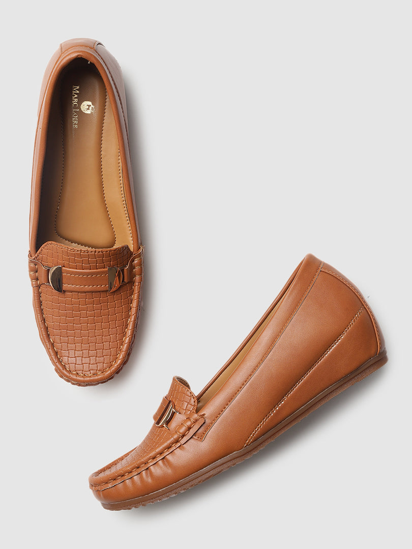 Textured Loafers