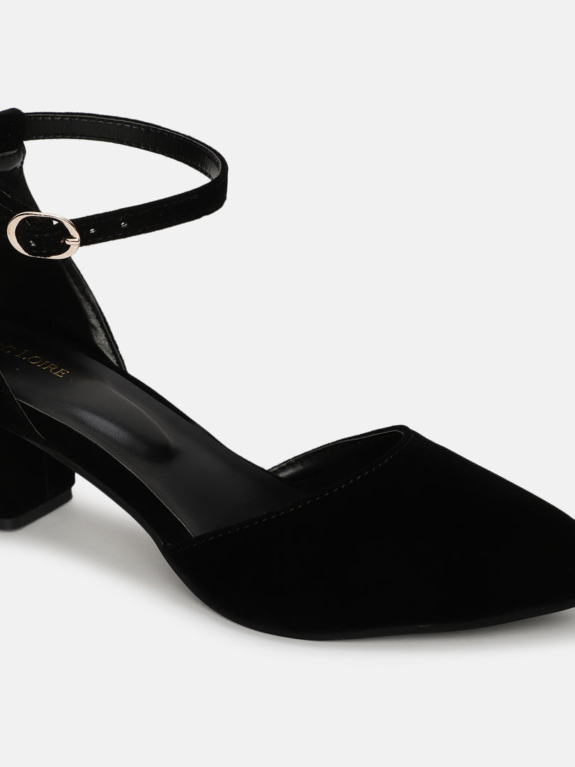 Closed Toe Block Heel Pumps