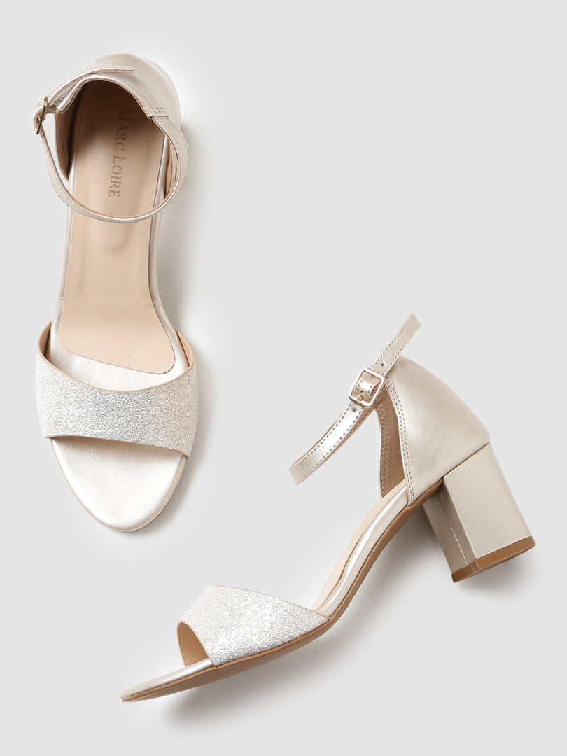 Embellished Block Heels