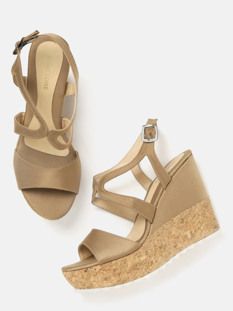 Cross Strap Wedges