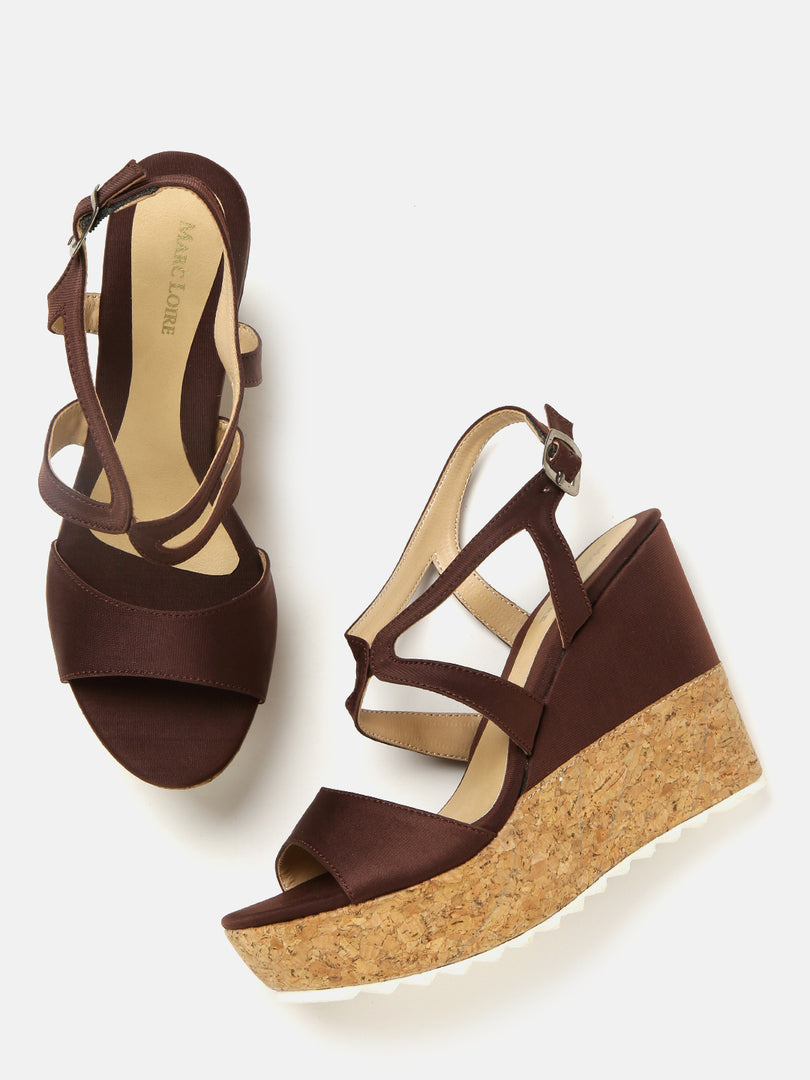 Cross Strap Wedges