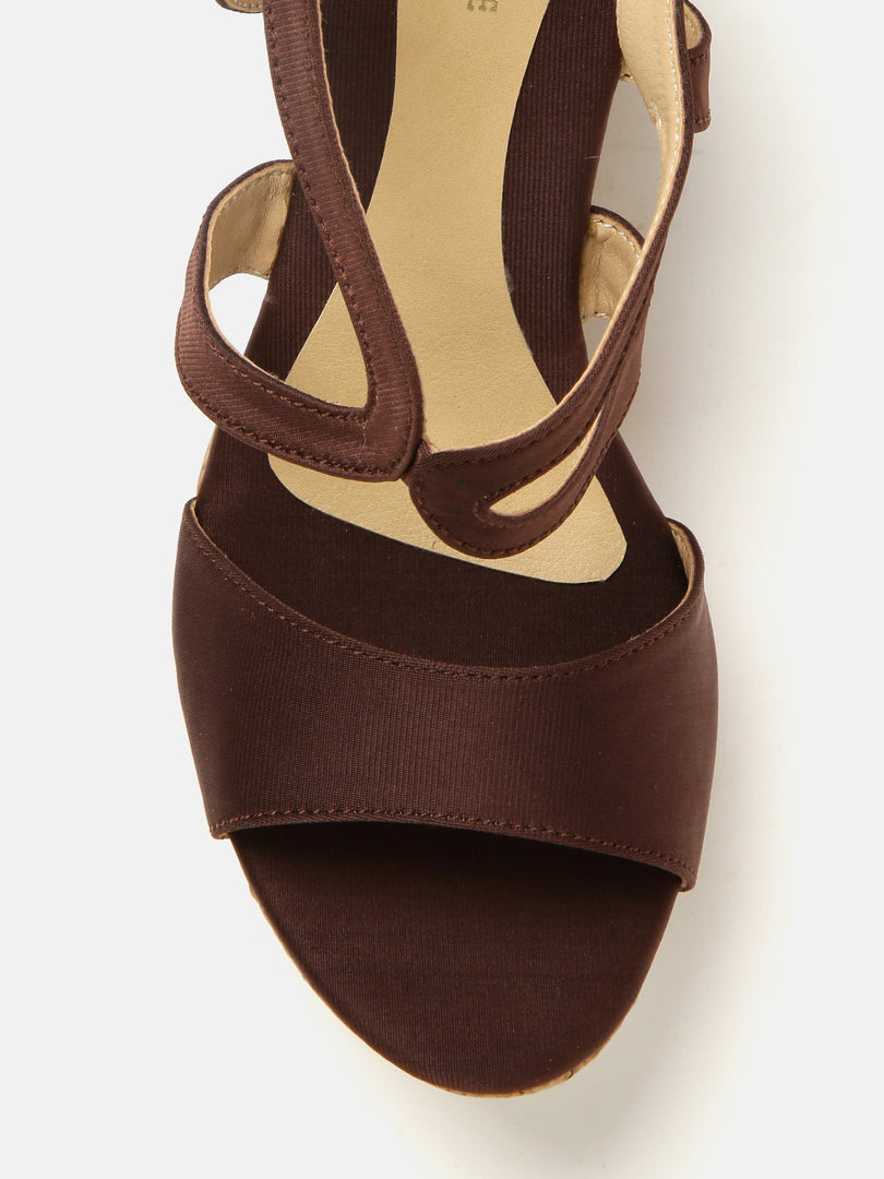 Cross Strap Wedges