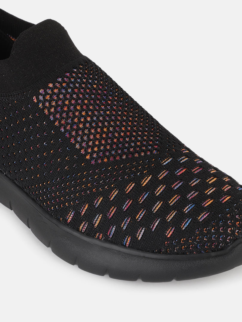 Woven Design Slip On Sneakers