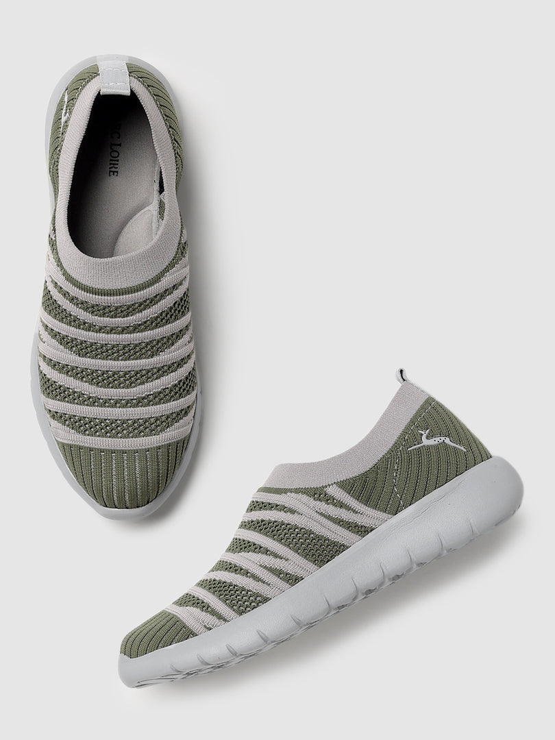 Woven Design-Slip-On-Sneakers