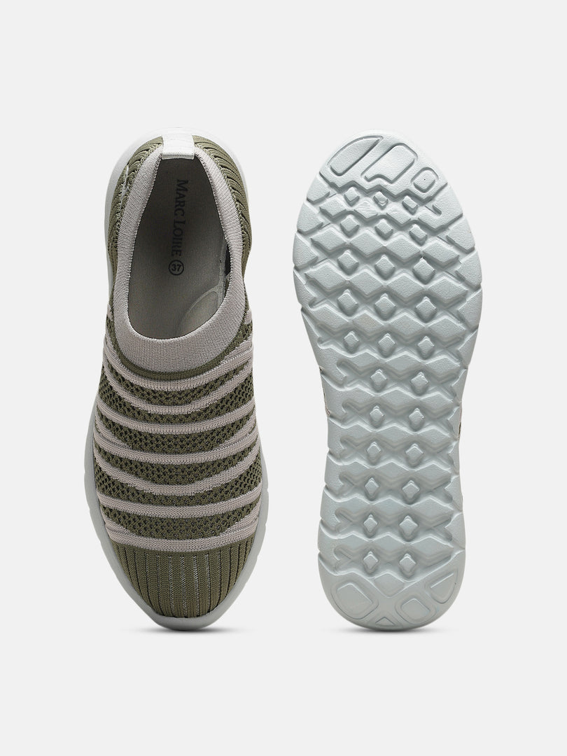 Woven Design-Slip-On-Sneakers