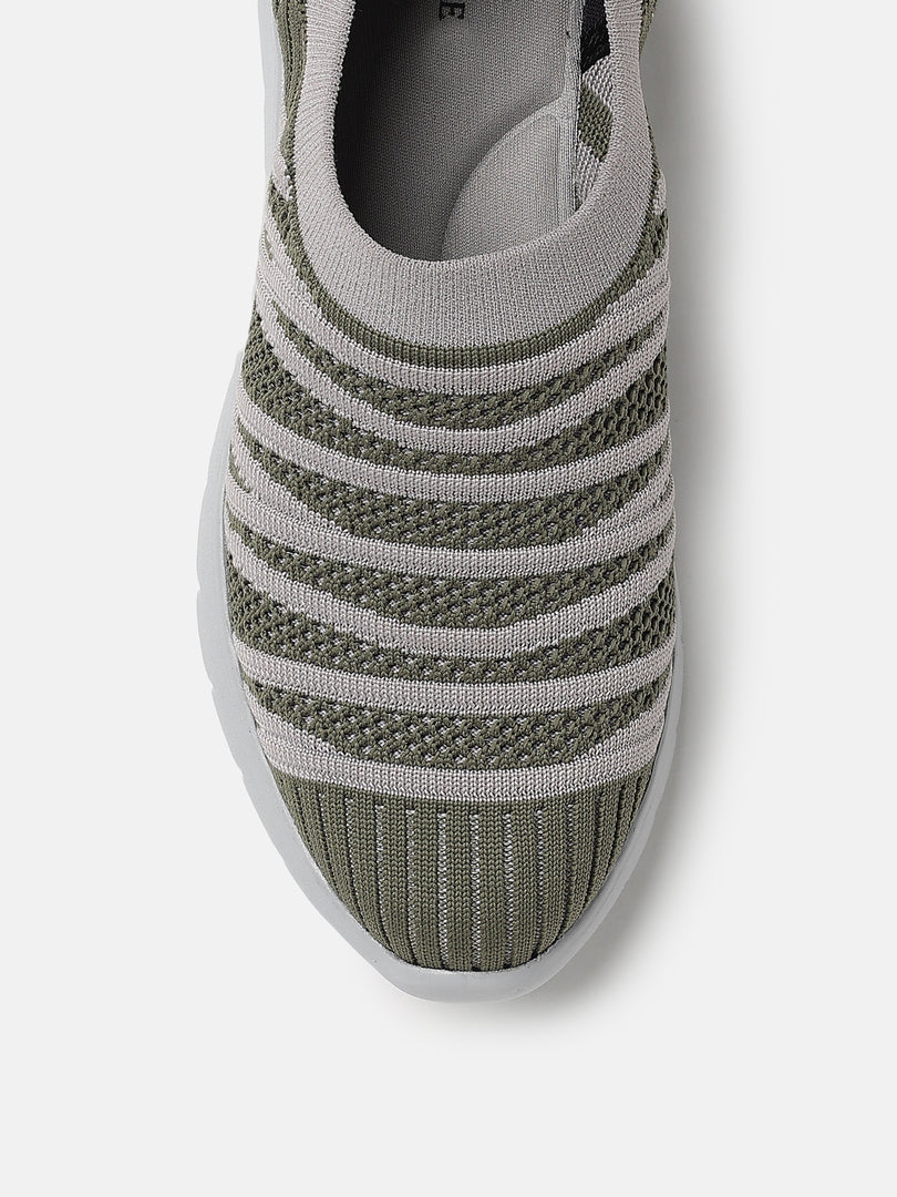 Woven Design-Slip-On-Sneakers