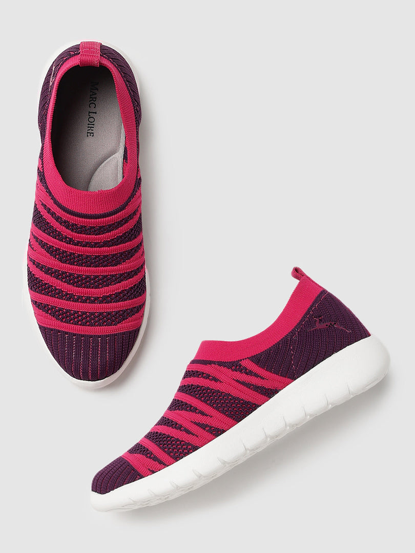 Woven Design-Slip-On-Sneakers