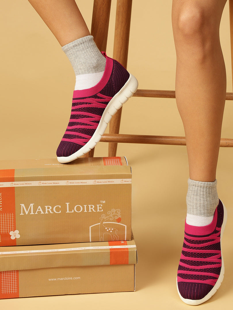 Woven Design-Slip-On-Sneakers