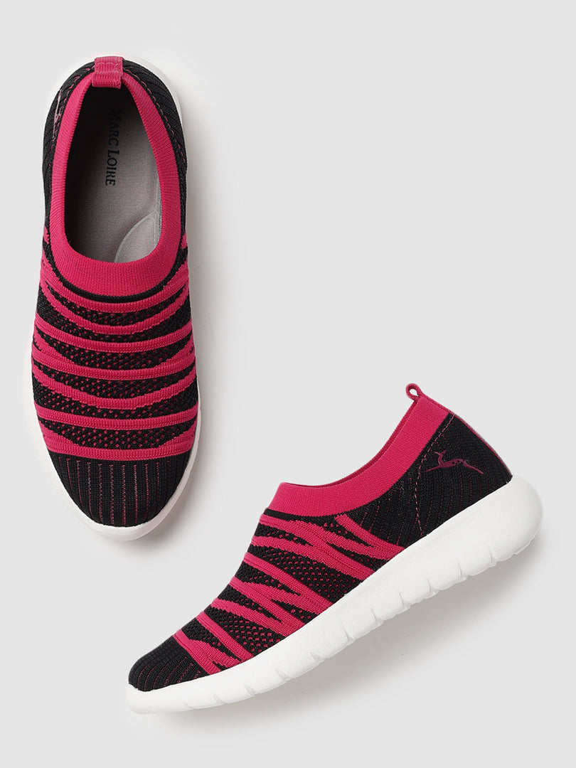 Woven Design-Slip-On-Sneakers
