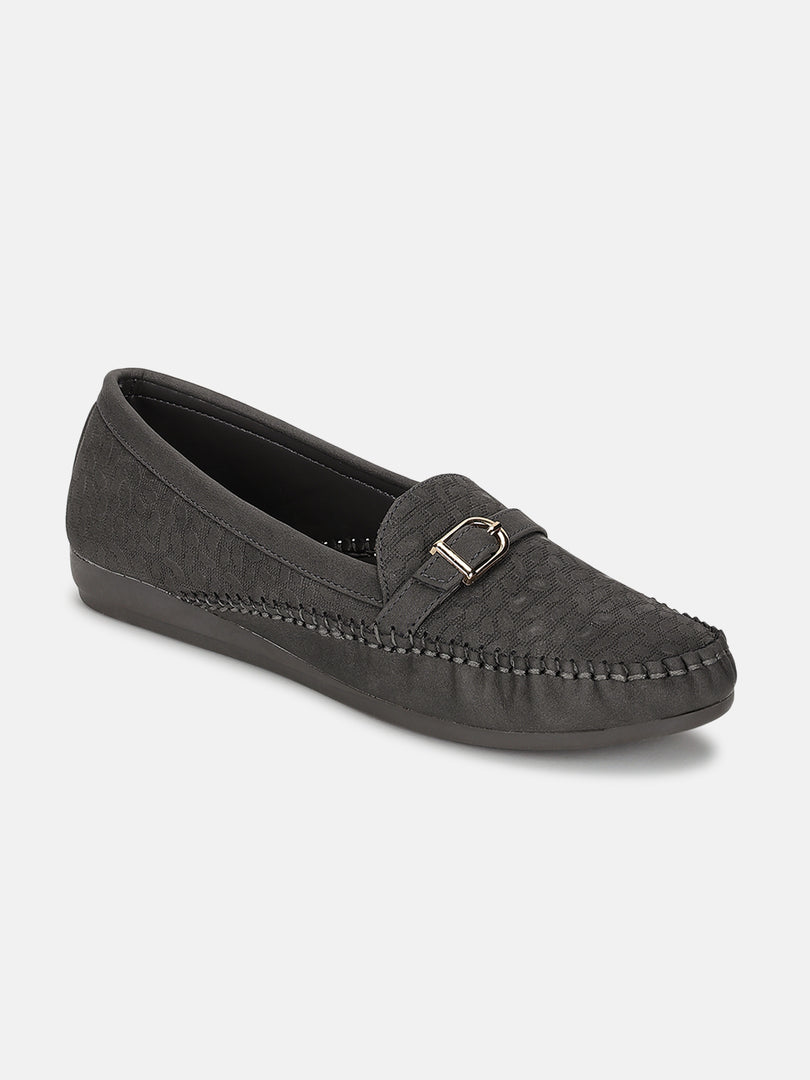 Textured-Slip-On-Ballerinas