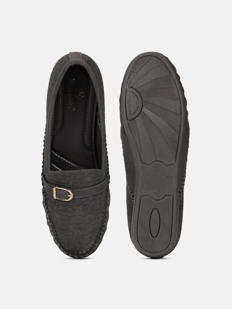 Textured-Slip-On-Ballerinas
