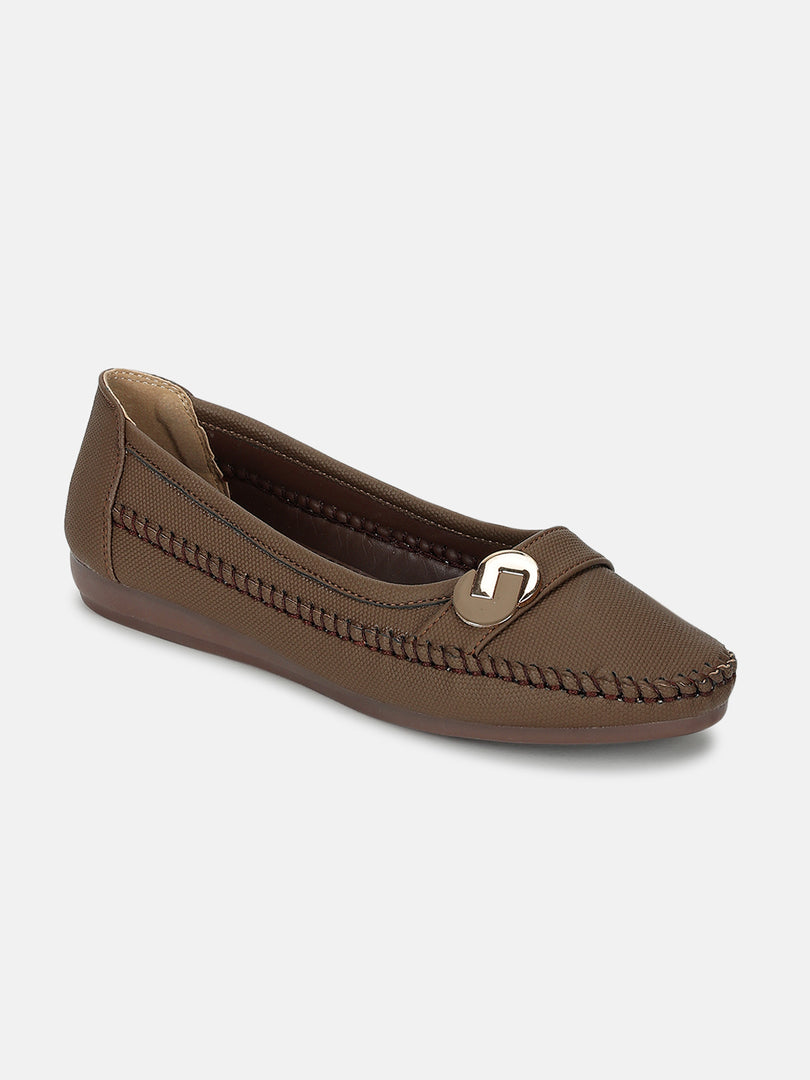 Textured-Slip-On-Ballerinas