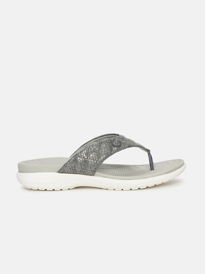 Open Toe Arch Support T-Strap Flats