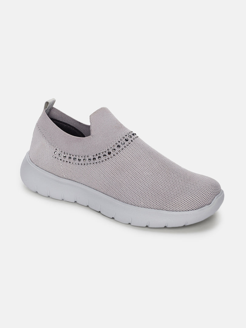 Women Embellished Comfort Slip-On Sneakers