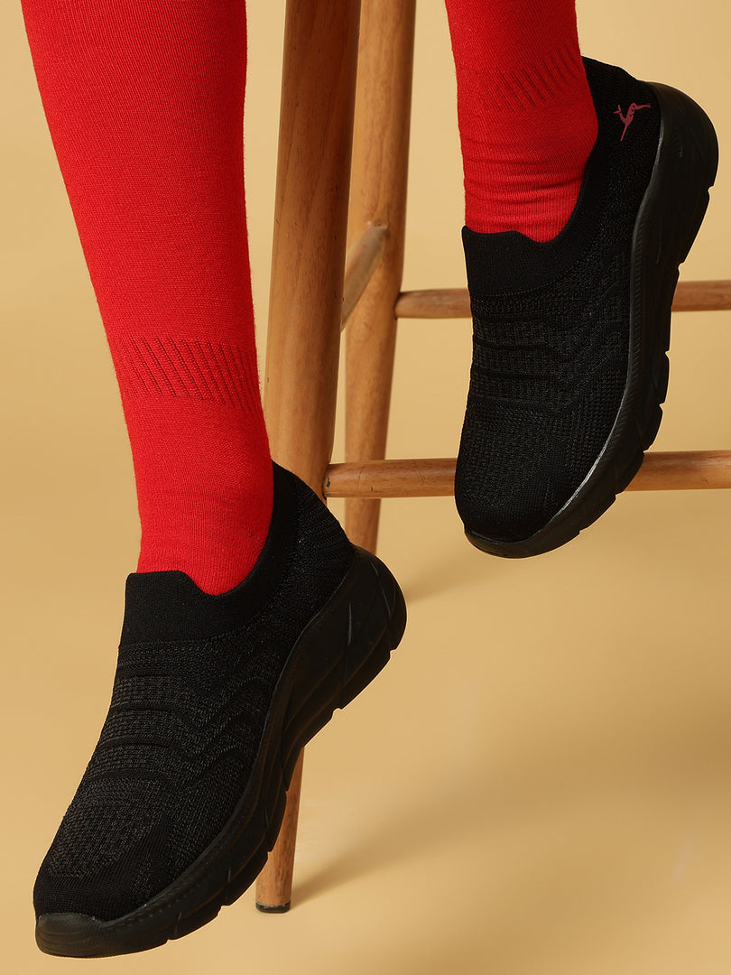 Woven Design-Slip-On-Sneakers