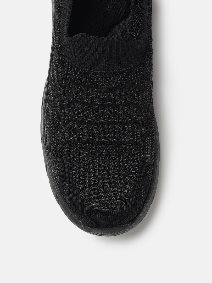 Woven Design-Slip-On-Sneakers