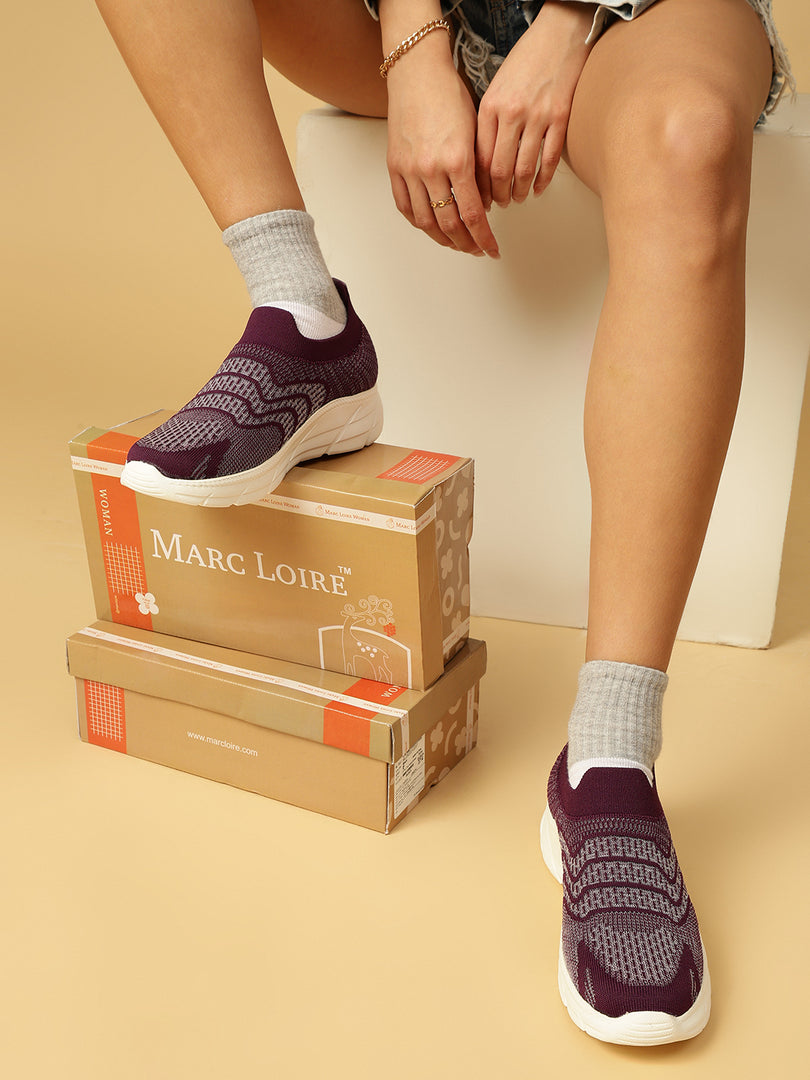 Woven Design-Slip-On-Sneakers