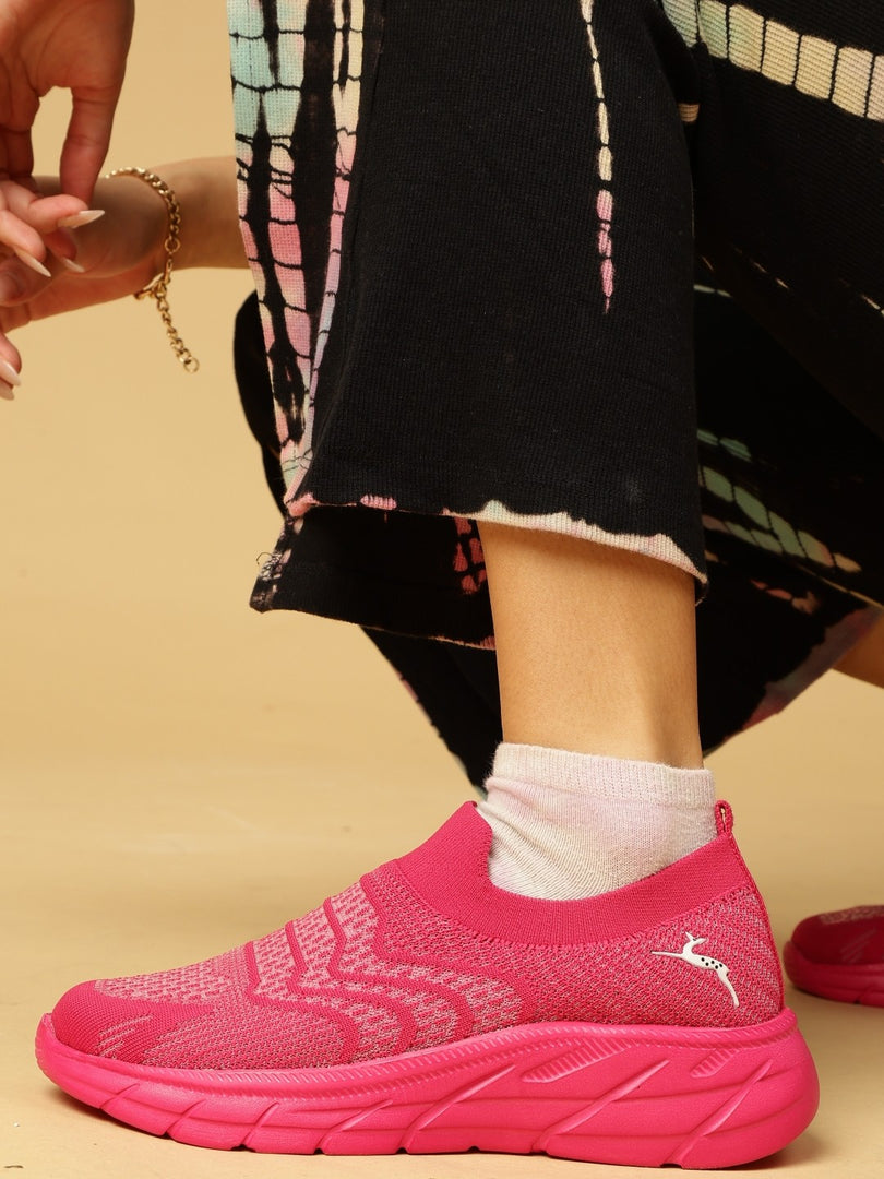 Woven Design-Slip-On-Sneakers