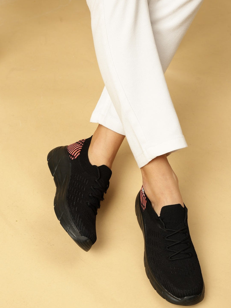 Woven Design-Slip-On-Sneakers