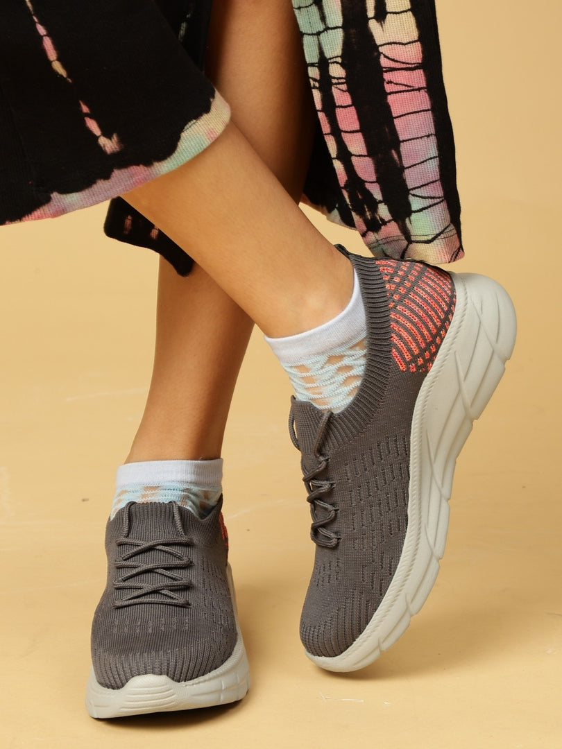 Woven Design-Slip-On-Sneakers