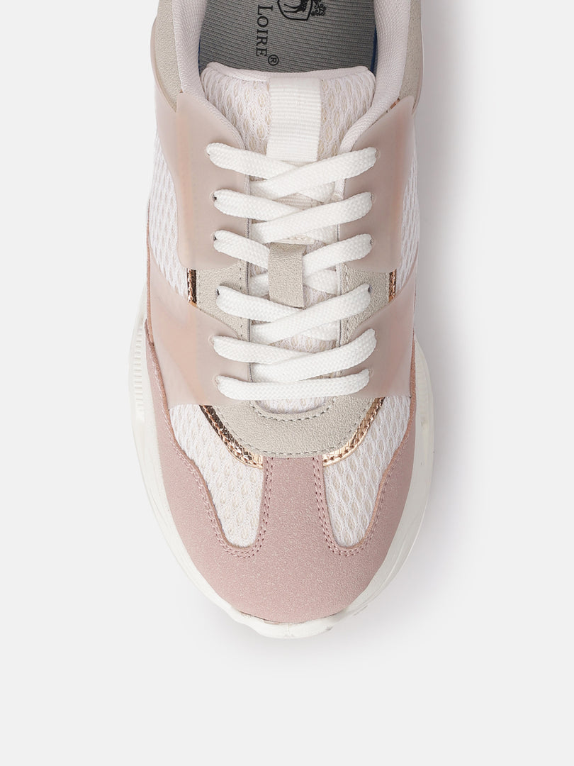 Solid-Lace-Ups-Sneakers