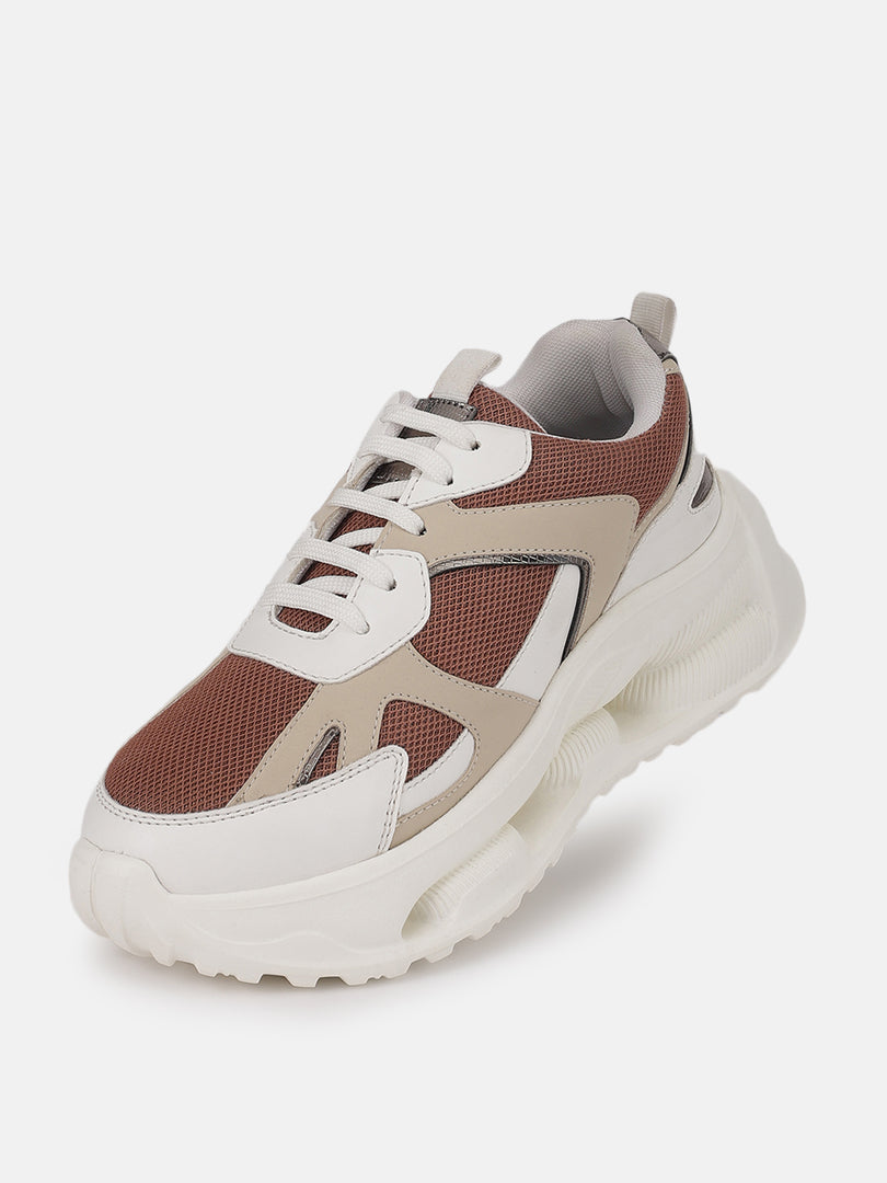 Solid-Lace-Ups-Sneakers