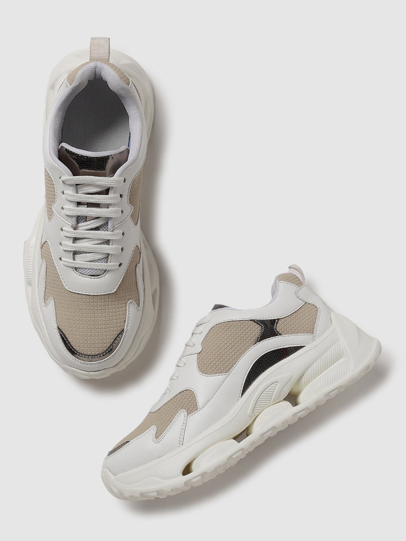 Solid-Lace-Ups-Sneakers