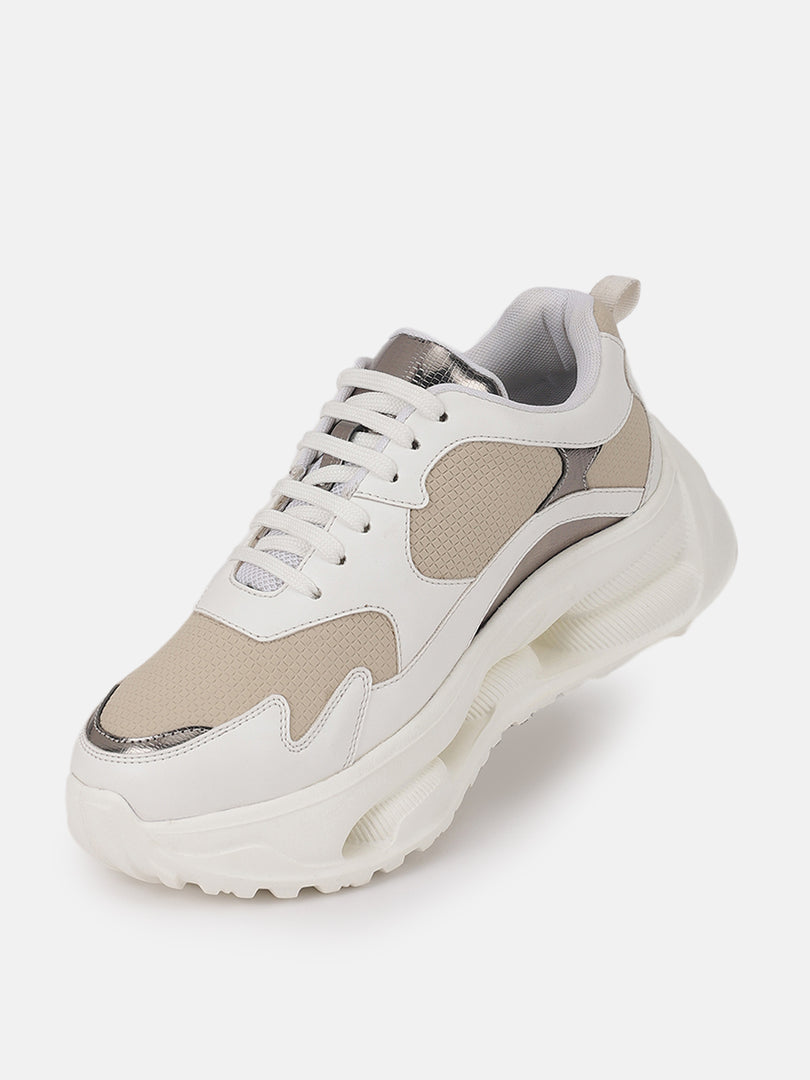 Solid-Lace-Ups-Sneakers