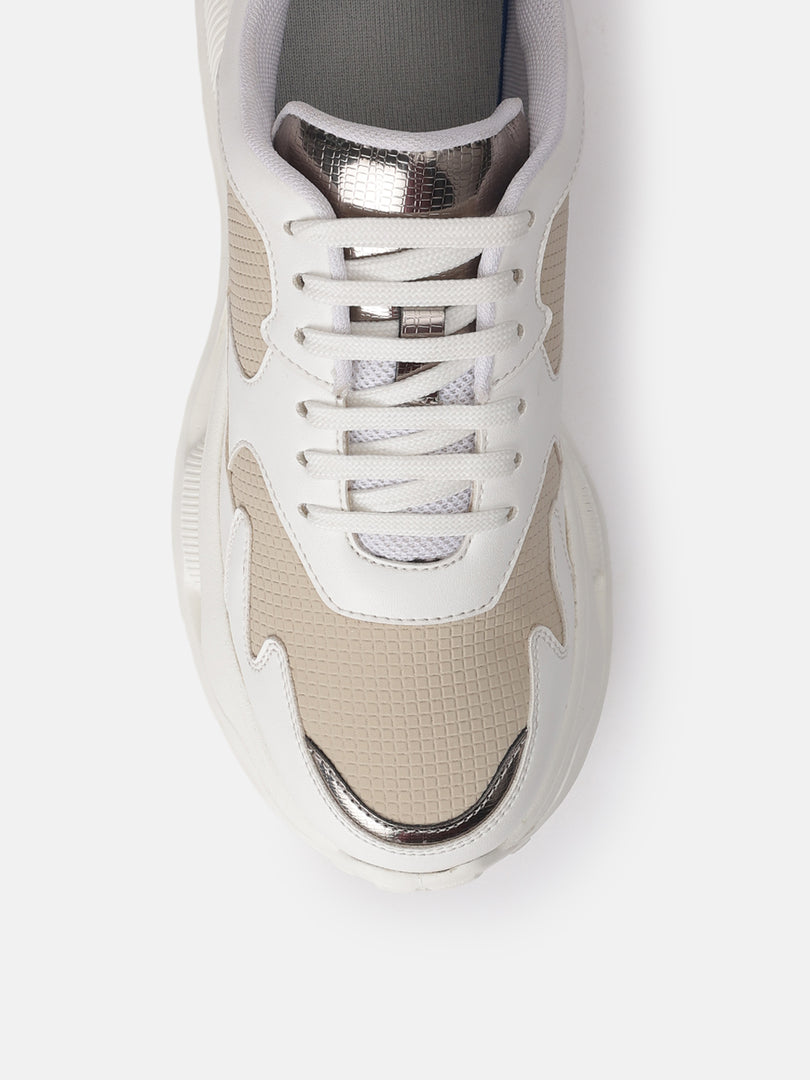 Solid-Lace-Ups-Sneakers
