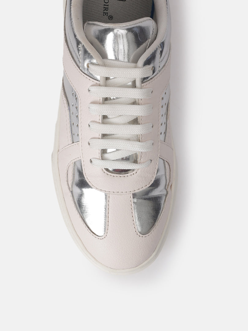 Solid-Lace-Ups-Sneakers