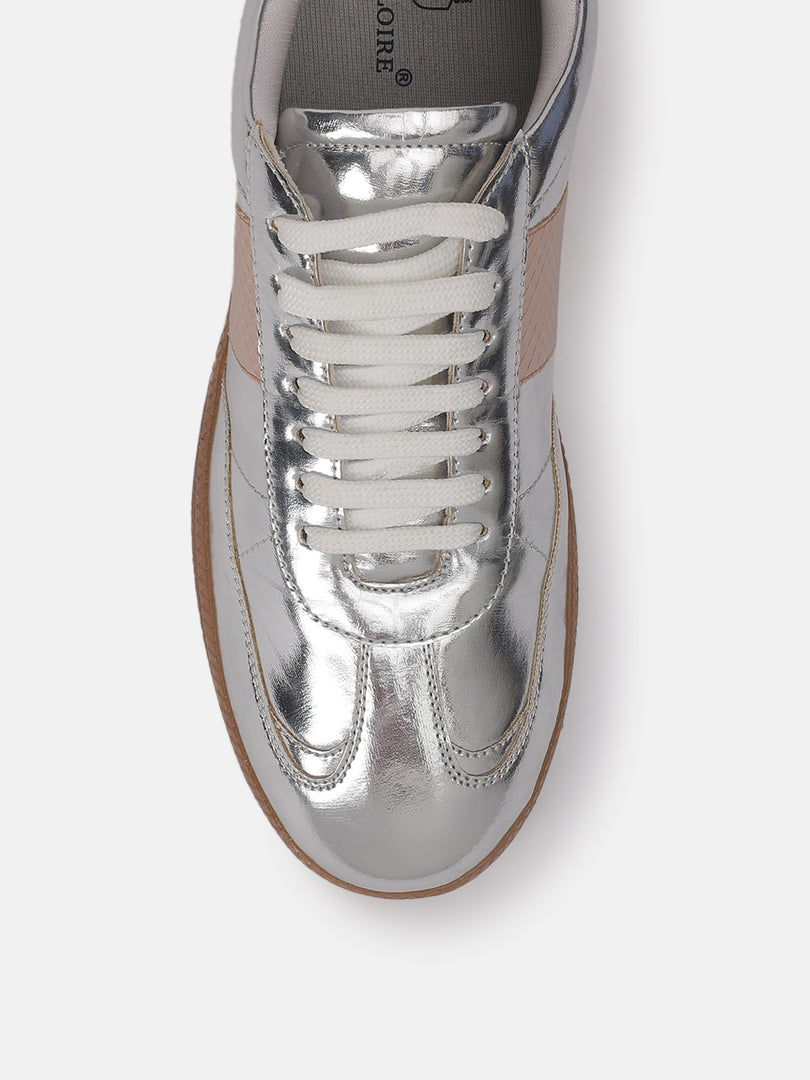 Solid-Lace-Ups-Sneakers