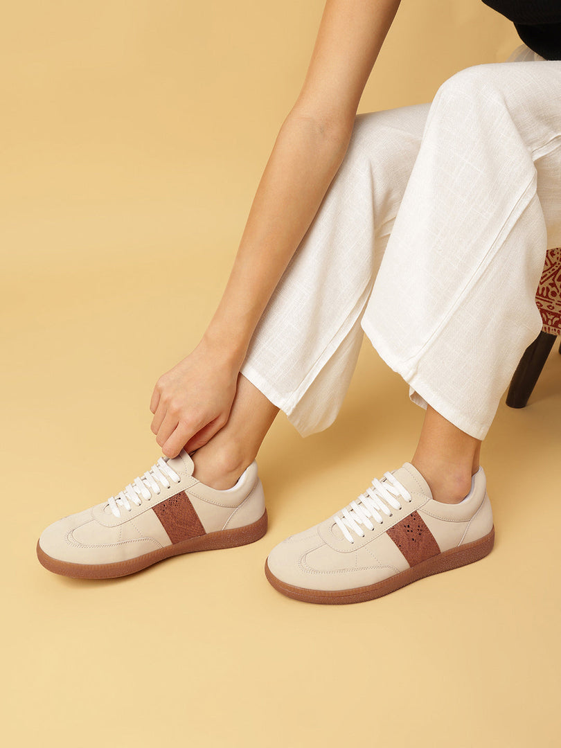 Solid-Lace-Ups-Sneakers