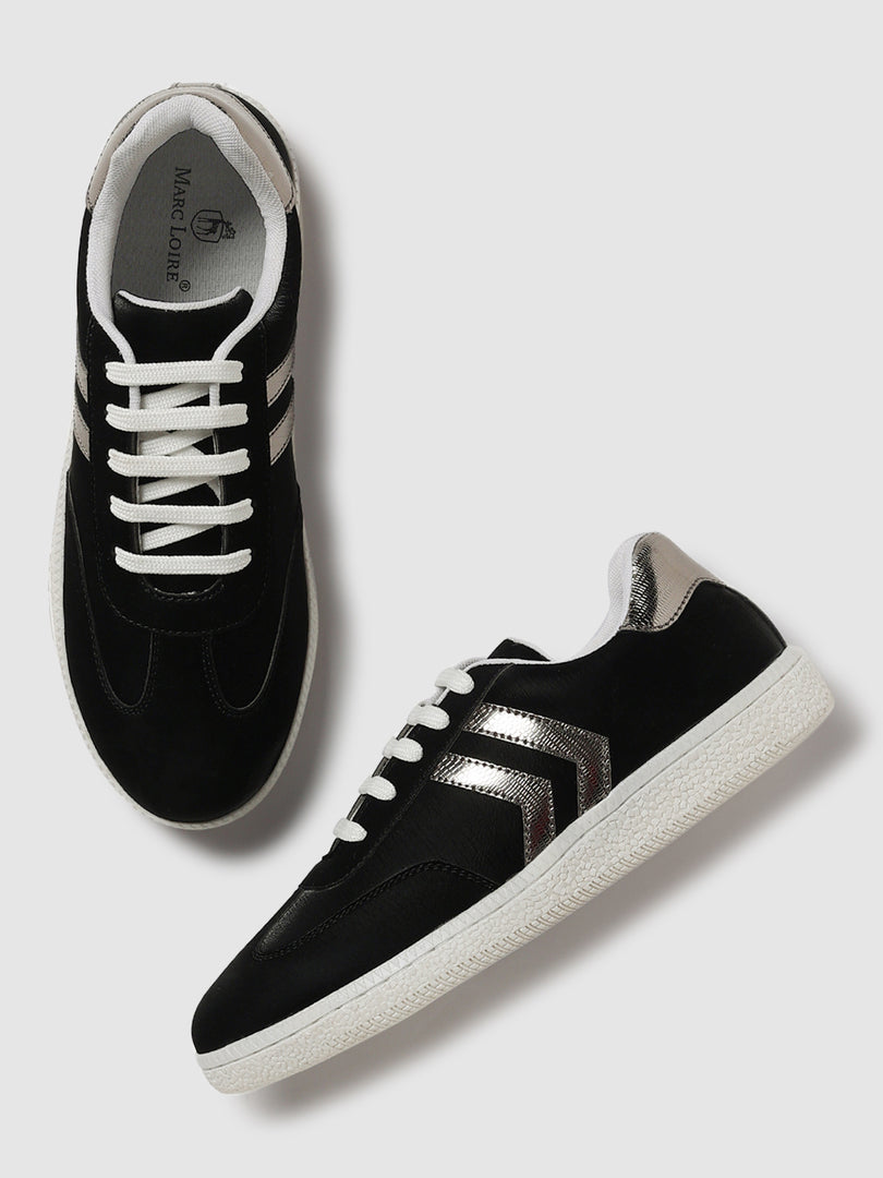Solid-Lace-Ups-Sneakers