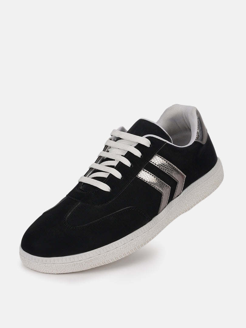 Solid-Lace-Ups-Sneakers