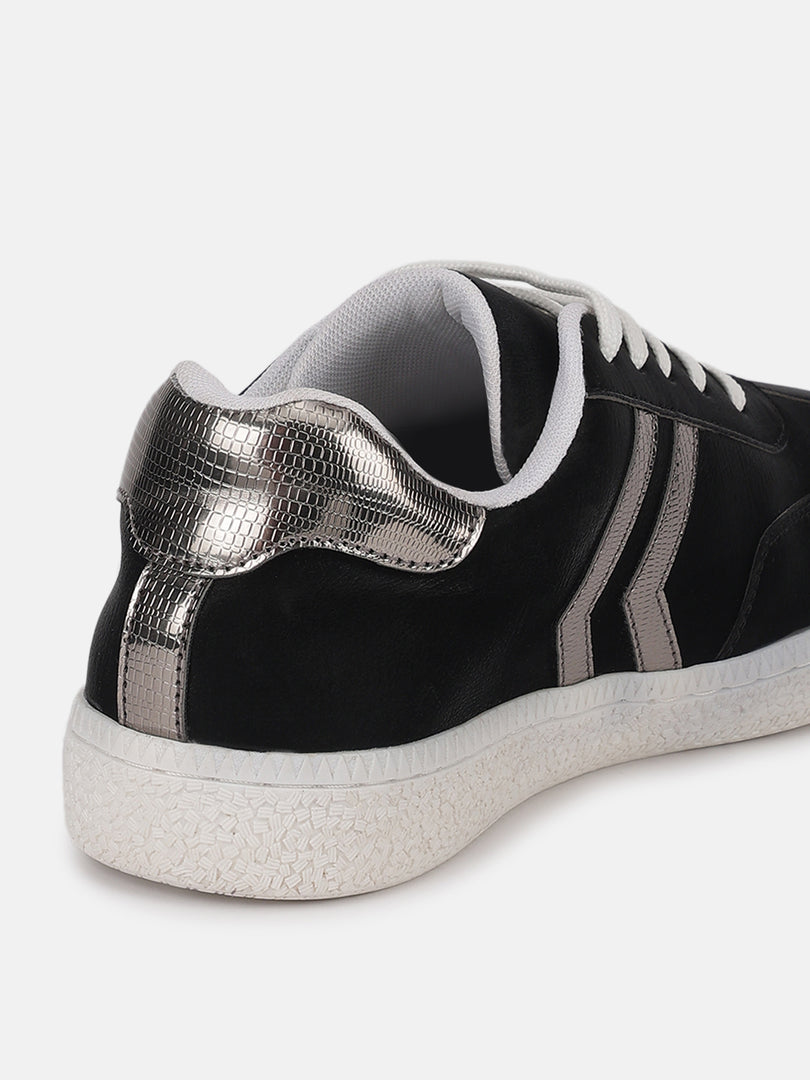 Solid-Lace-Ups-Sneakers