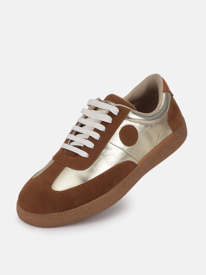Solid-Lace-Ups-Sneakers