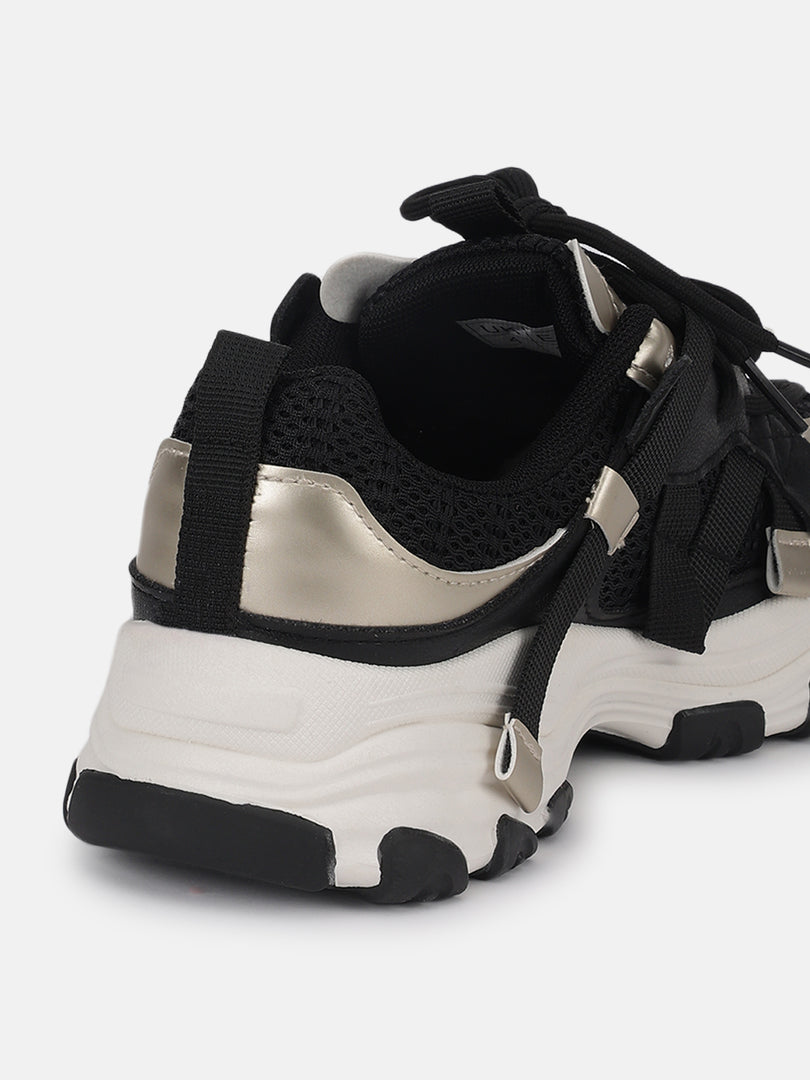 Solid-Lace-Ups-Sneakers
