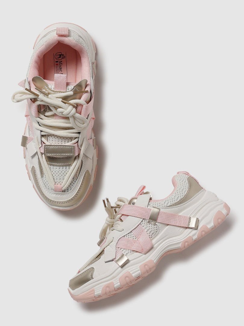 Solid-Lace-Ups-Sneakers