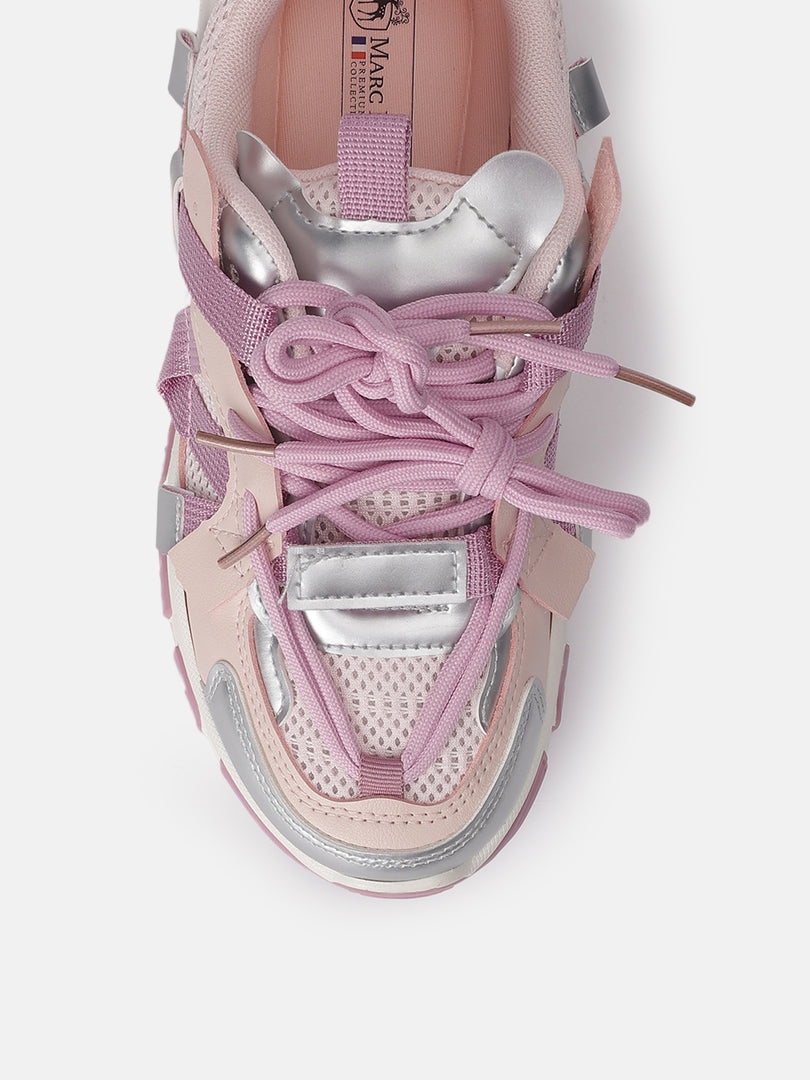 Solid-Lace-Ups-Sneakers