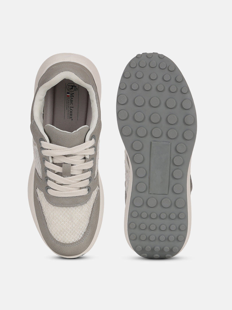 Solid-Lace-Ups-Sneakers